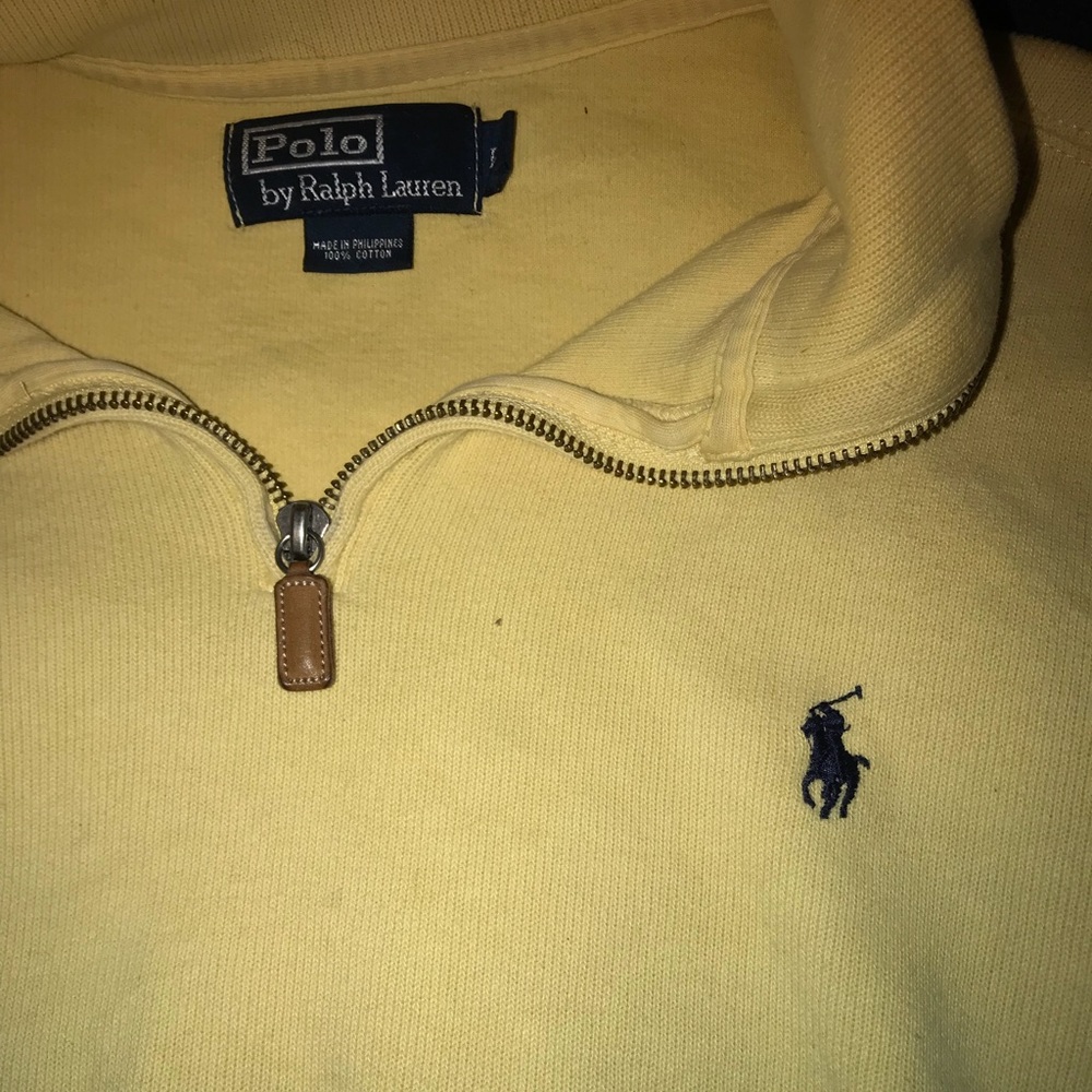 Large Polo Ralph Lauren Sweater Yellow